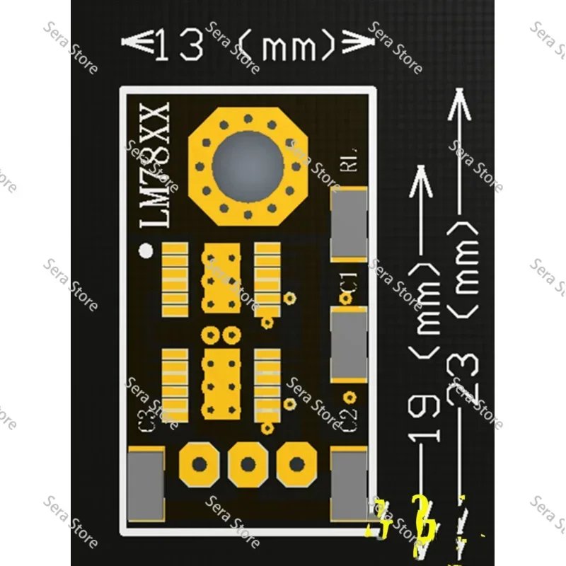 LT3045 to LM7805 Linear Regulated Power Supply Module Low Noise DAC Digital Interface Power Supply