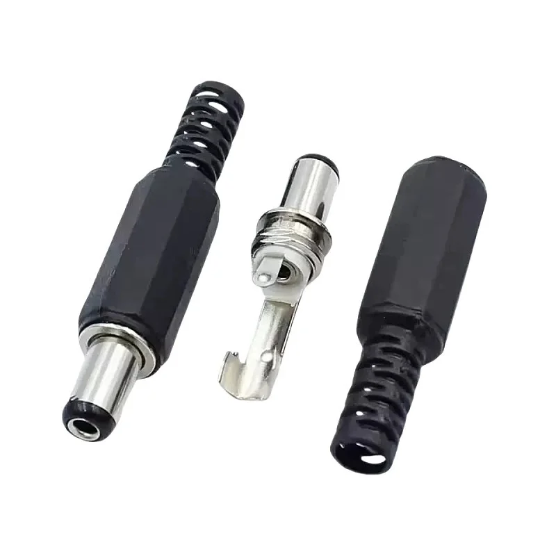 10pairs 5X2.1mm DC Power Female Plug Jack + Male Plug Jack Socket Adapter
