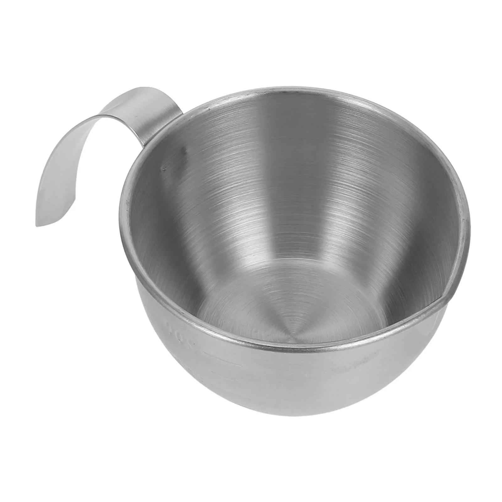 

200Ml Stainless Steel Mixing With Handle Prep Bowl Measuring Cup For Egg Baking Cooking Food Storage Container Silver Metal