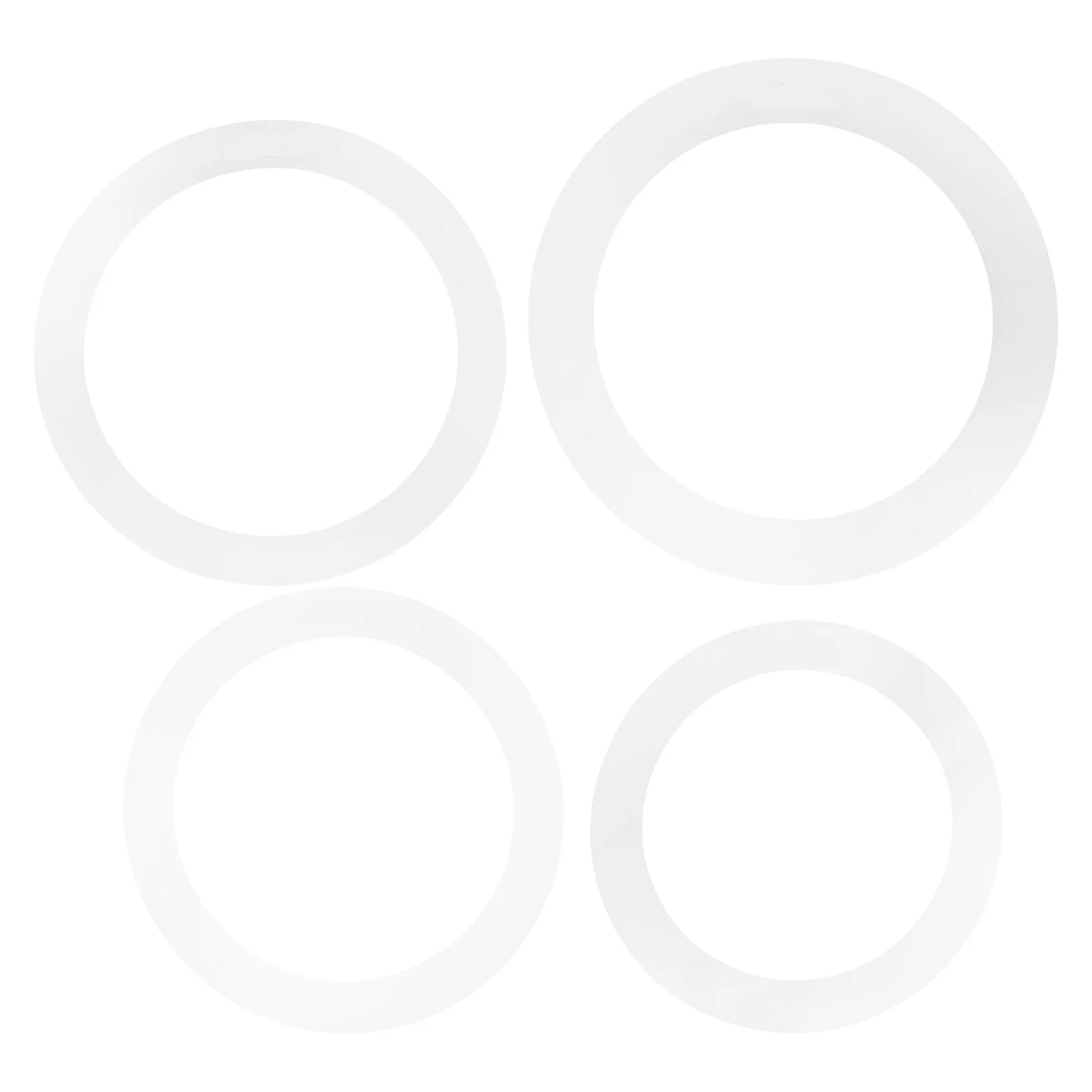 

4 Pcs Voice Stop Coil Suit Drum Kit Accessories Mute Ring Dampener Rings Delicate Snare