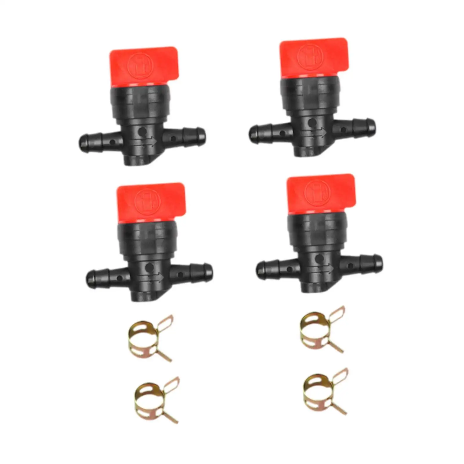 Complete Set Fuel Shut Off Valve with Line Quick Fit Petcock for ATV Mower and Small Engine Repair
