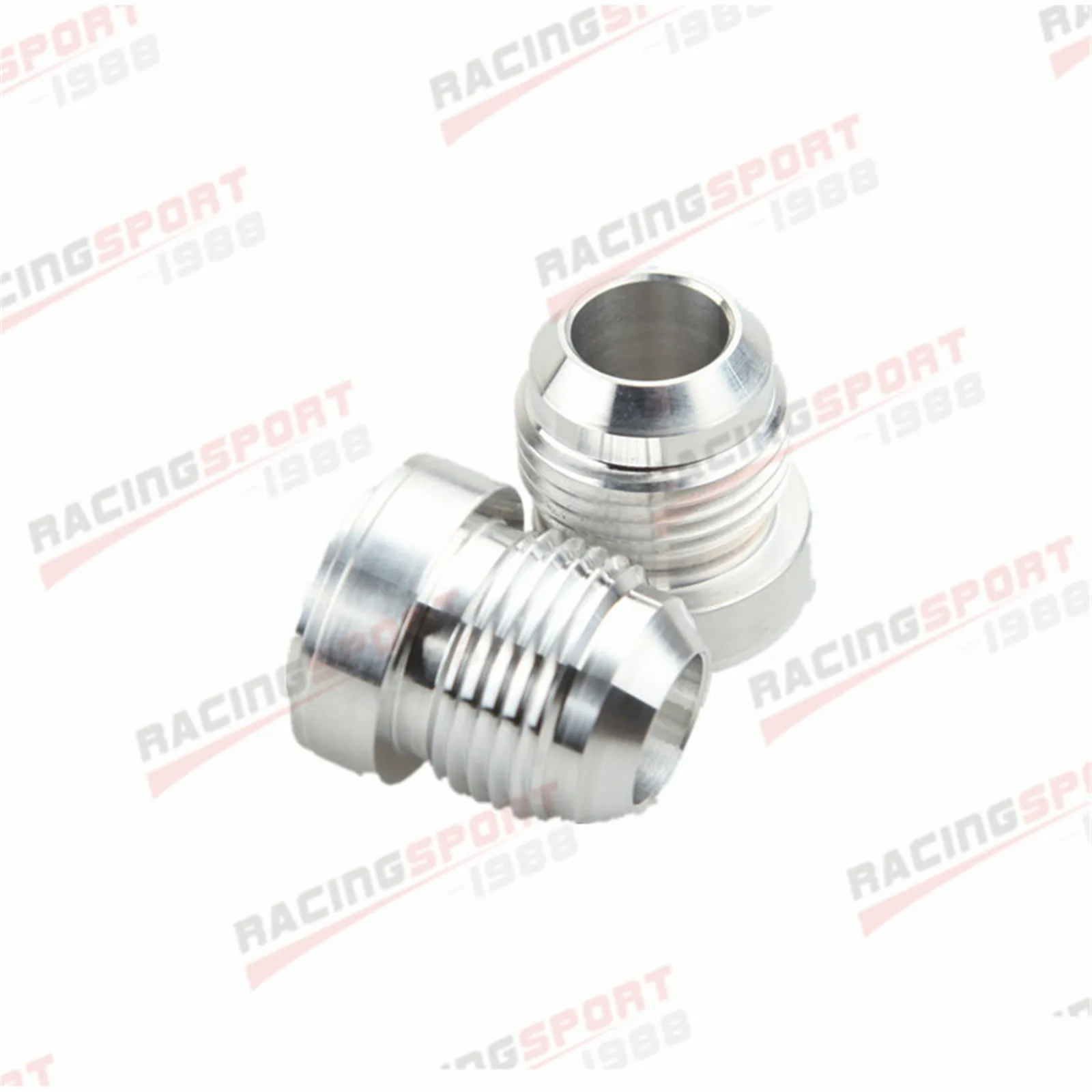 2PCS AN4 AN6 AN8 AN10 AN12 AN16 AN20 Aluminum Weld On Bung Hose Fitting Adapter