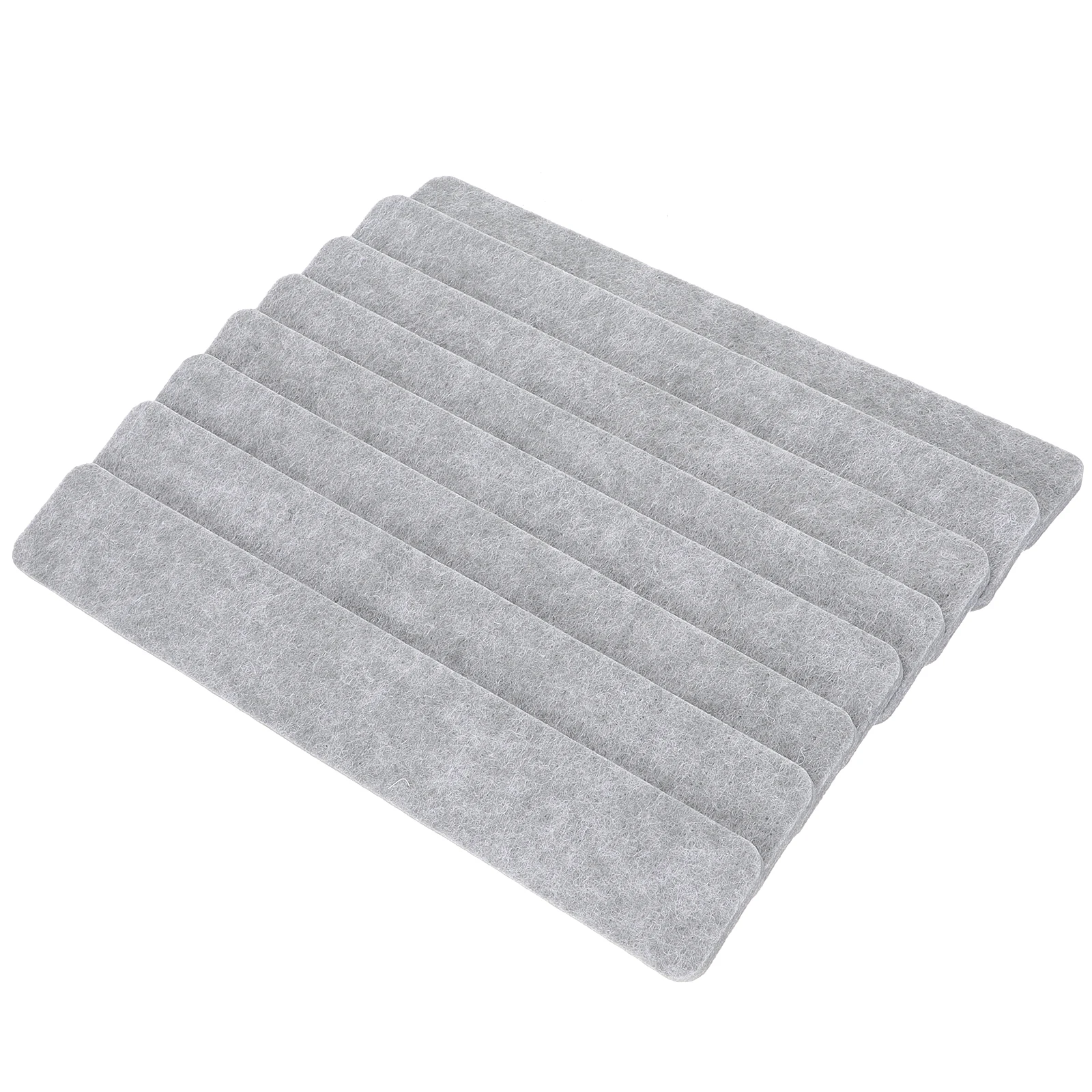 

8 pcs Felt Bulletin Board Strips Adhesive Wall Memo Board For Notes Photos Display Craft Organization Pin Boards