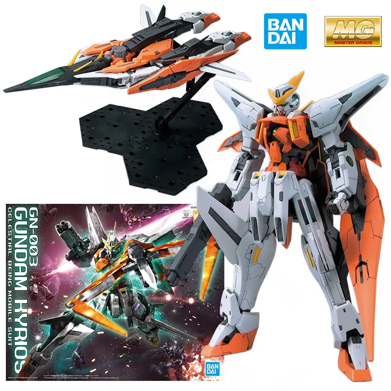 

Bandai MG 1/100 Gundam Hyrios Gn-003 20Cm Gundam 00 Anime Original Action Figure Model Kit Assemble Toy Birthday Gift Collection