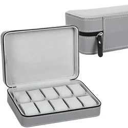 WellZone Waterproof and Moisture-Proof 2/4/6/8/10/12 Positions Embedded Portable Watch Case Travel Storage Bag Classic