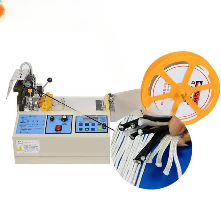 Cold and Hot Tape Cutting Machine Silk Ribbon Cutting Machine