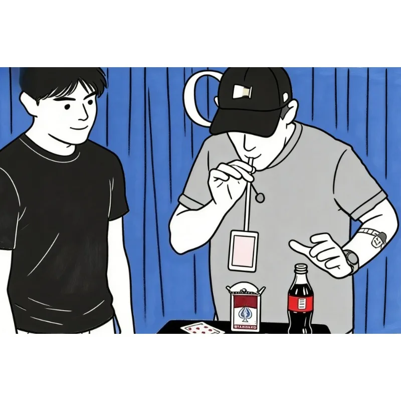 Фото Профессиональный фокус с картой, выдвигающейся из колоды, Gustavo R, для магии близкого плана, трюки, иллюзии, реквизит для уличных представлений, баров, комедий, магия, фокусник