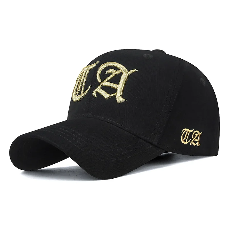 New Washable Cotton Baseball Caps For Men And Women Party Cap Personality Hardtop Three-dimensional Embroidery Retro Hip-hop Hat
