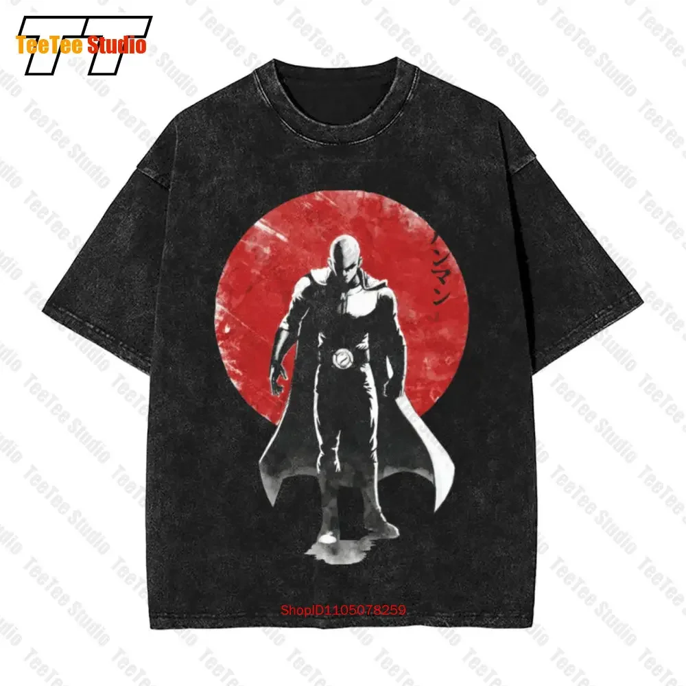 Japanese Sun One Punch Man Vintage Oversized T-Shirt VAR0