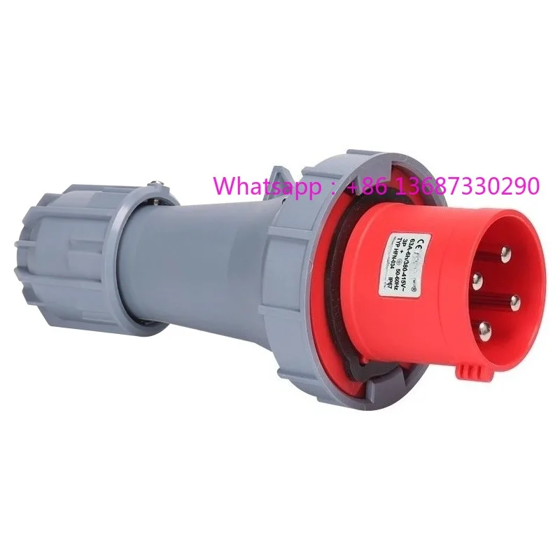 

IP67 waterproof aviation socket 63A125A industrial plug socket 3-core 4-core 5-hole high-power connector