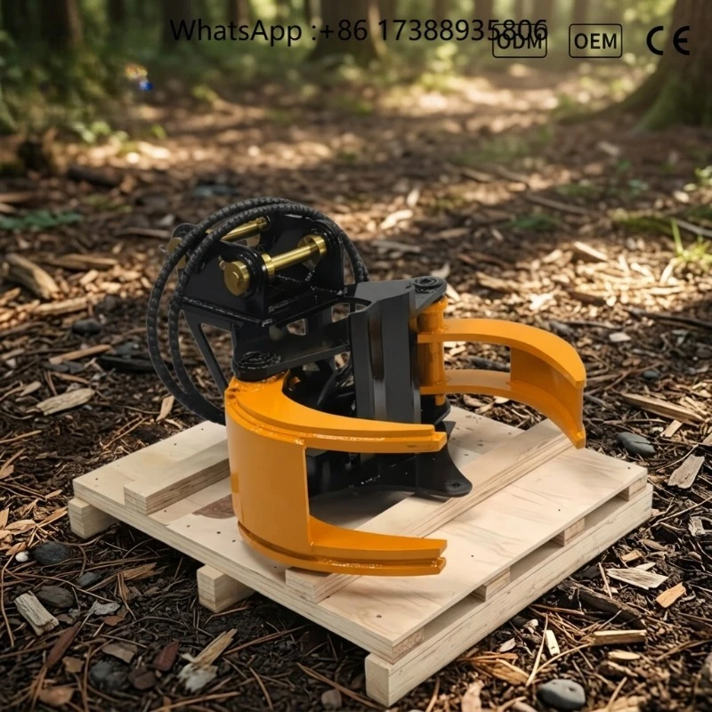 Excavator Mounted Bamboo Cutter Hydraulic Forestry Shear Vegetation Trimmer CE