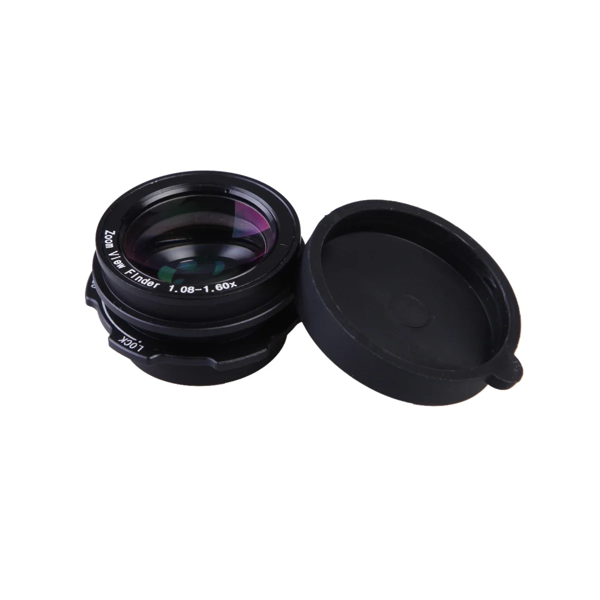 1.08-1.60X Zoom Viewfinder Eyepiece Magnifier Presbyopia Myopia Eyepiece Magnifier Eye Mask for Adjustable SLR Camera