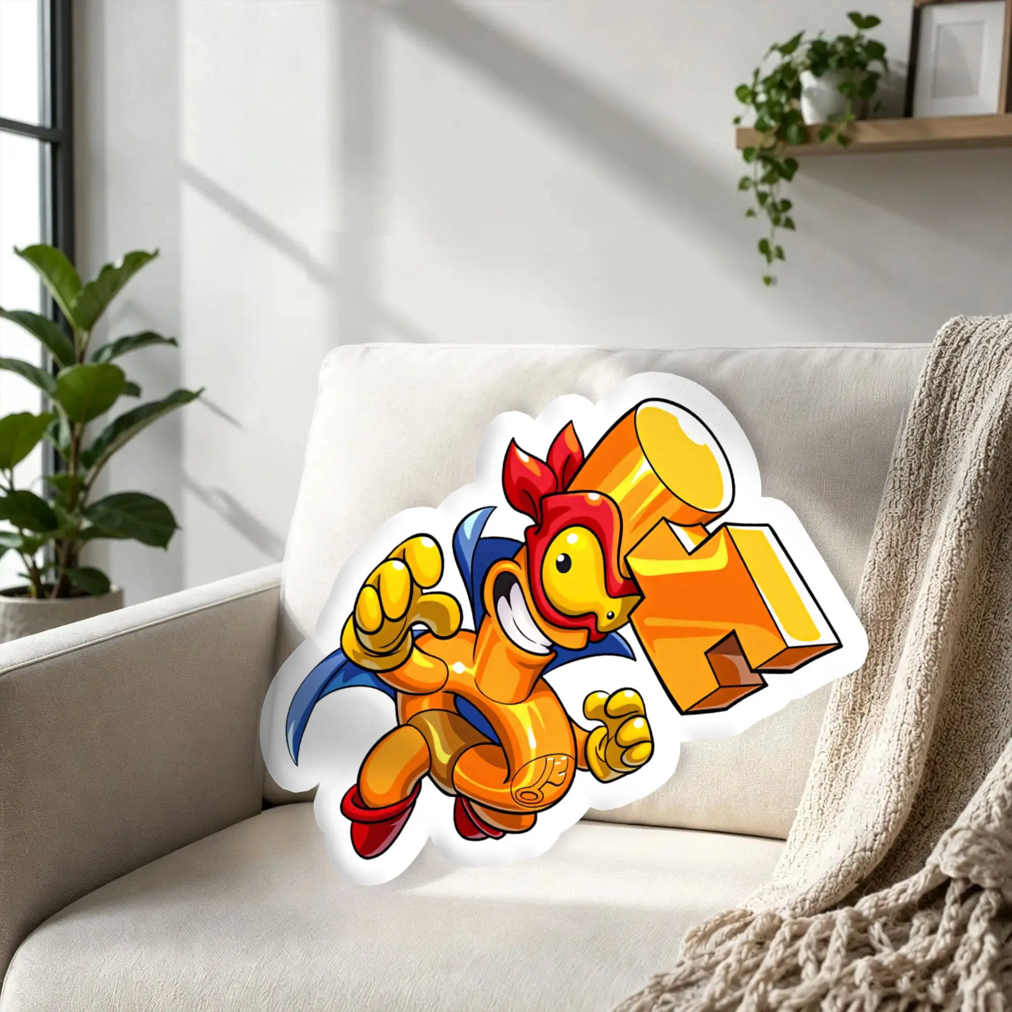 Custom S-SuperThinged Cartoon Pillow Double Sided  Cushions for Bedroom Bed Sofa Personalized Plush Pillows for Sofa