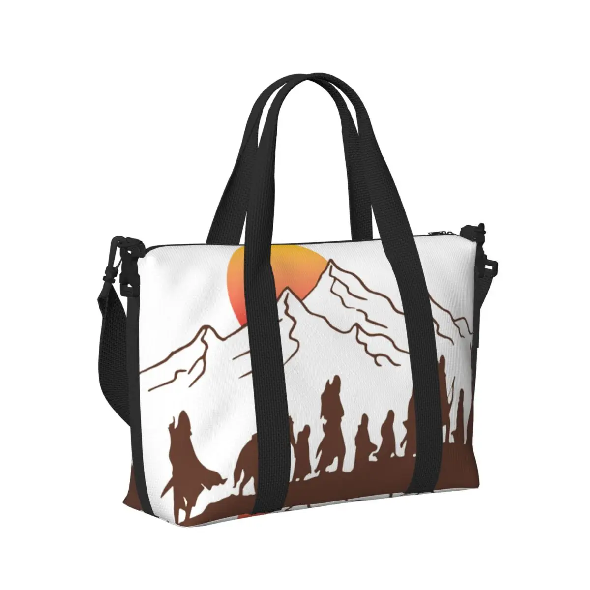 

The Fellowship Beach Travel Bag Large Capacity Tote Bags for Gym Sport Women Shopping Duffle Shoulder Bag