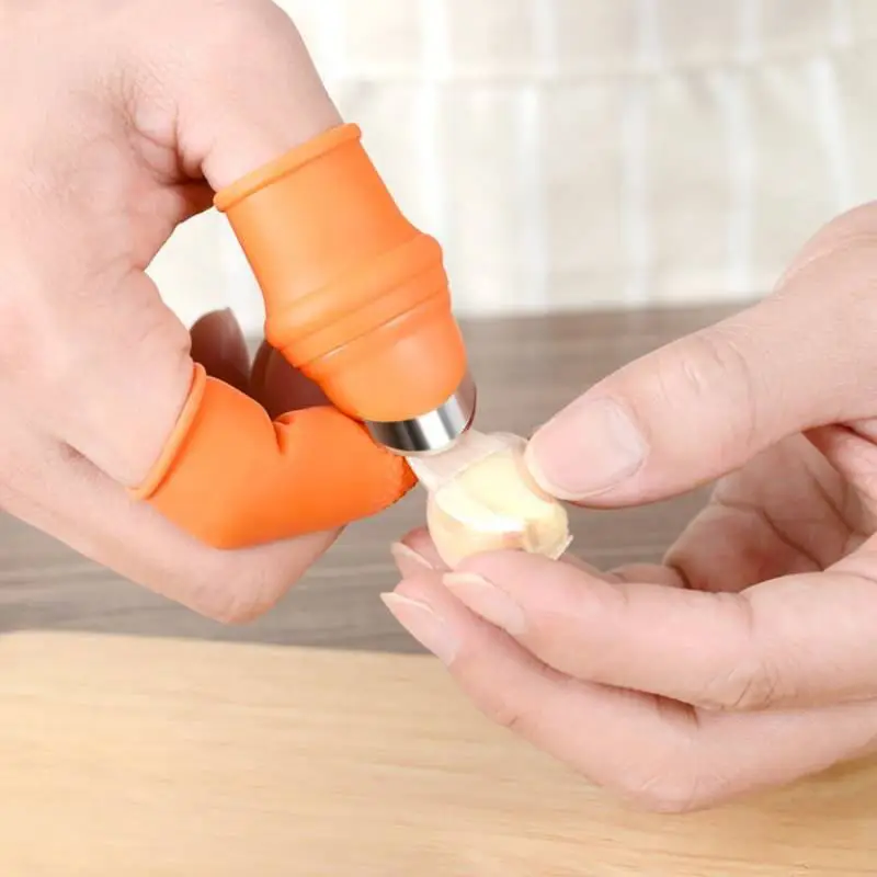 Upgrade Silicone Thumb Knife Cutter For Garden Separator Finger Plant Fruit Picking Knife Portable Knife For Kitchen Garden Tool