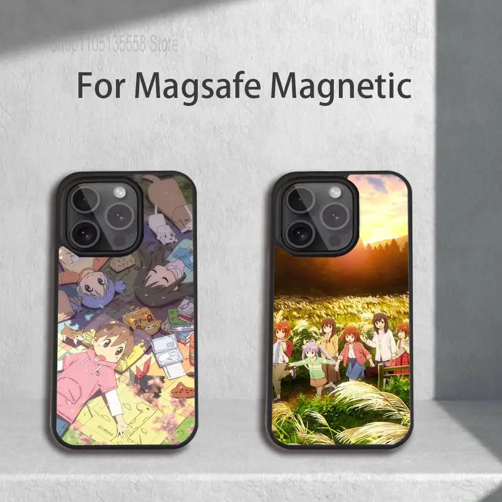 

NichijouS Phone Case For iPhone 17,16,15,14,13,12,11,Pro,Max,Plus,Mini,SE4,E Magnetic Magsafe Wireless Charging