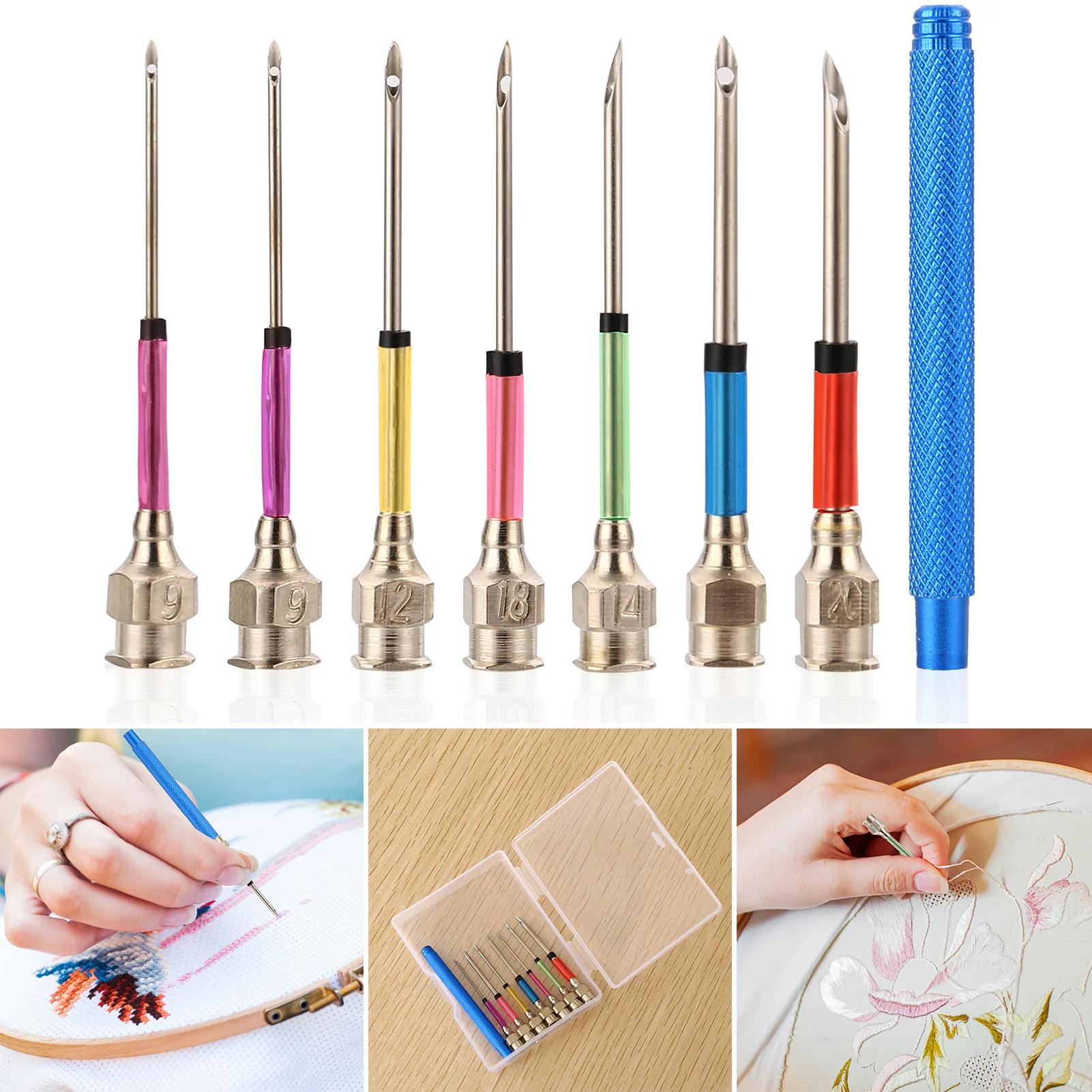 Embroidery Meaning - Hand Sewing Needles Tool Set Handle