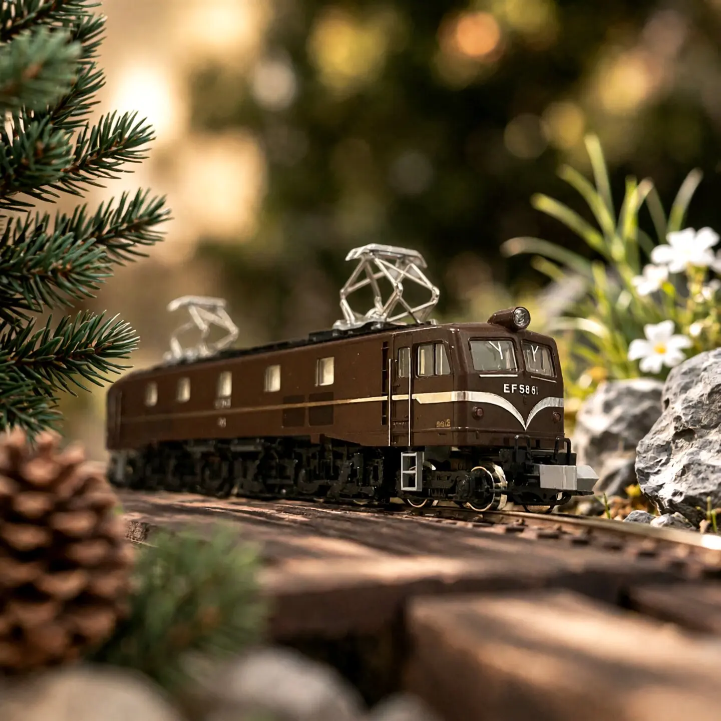 N Type KATO Train Model Express Traction Head 3038 EF58 No. 61 Electric Locomotive Orient Express Traction Head