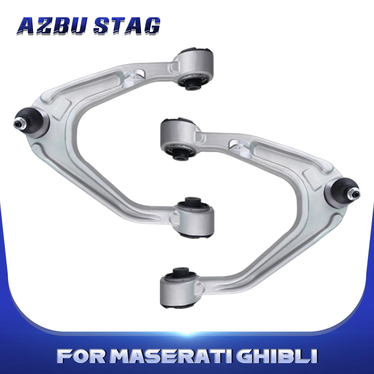 

AzbuStag 2Pcs Front Upper Control Arm Assembly Left Right for Maserati Ghibli QuattroporteM156 M157 2004 2005-22