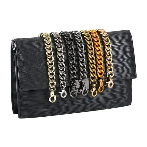 100/120 सेमी धातु एल्यूमीनियम बैग चेन प्रतिस्थापन भागों सहायक उपकरण हाथ के लिए-महिलाओं के कंधे हैंडबैग DIY हस्तनिर्मित वियोज्य पट्टियाँ 10 best sales हैंडबैग का पट्टा - №8