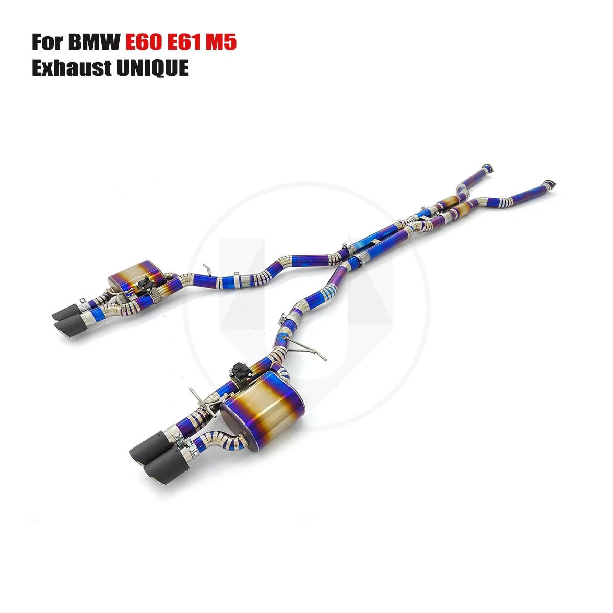 تصميمات فريدة من نوعها BMW E60 E61 M5 5.0L نظام عادم صمام رياضي من التيتانيوم