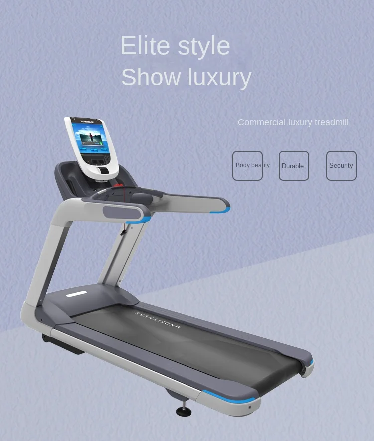 Intelligent Mute Multifunctional Electric treadmill, Shock Absorption, Indoor Commercial treadmill, in Gym