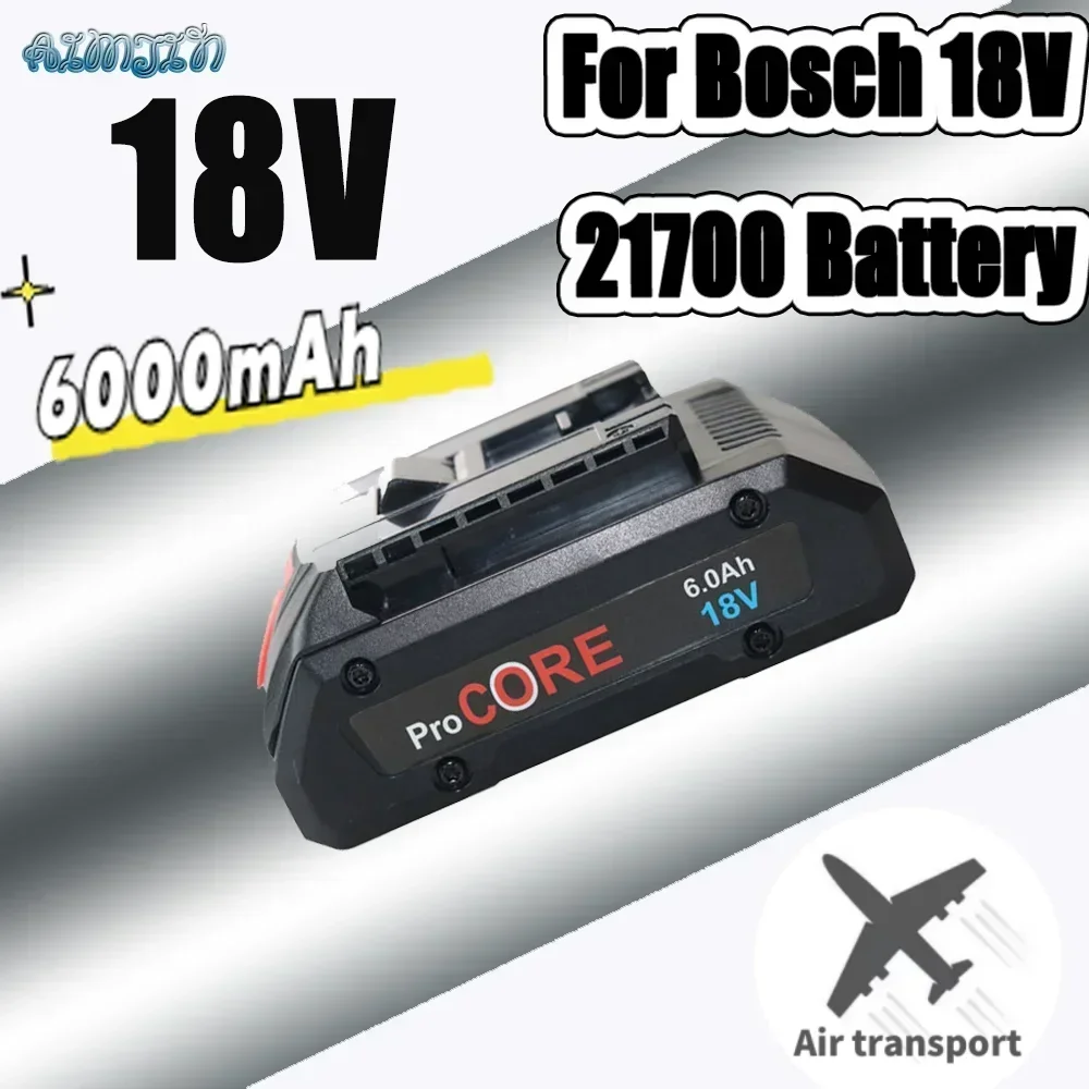 

CORE18V 6000mAh ProCORE Replacement Battery for Bosch 18V Professional System Cordless Tools 21700 Cell