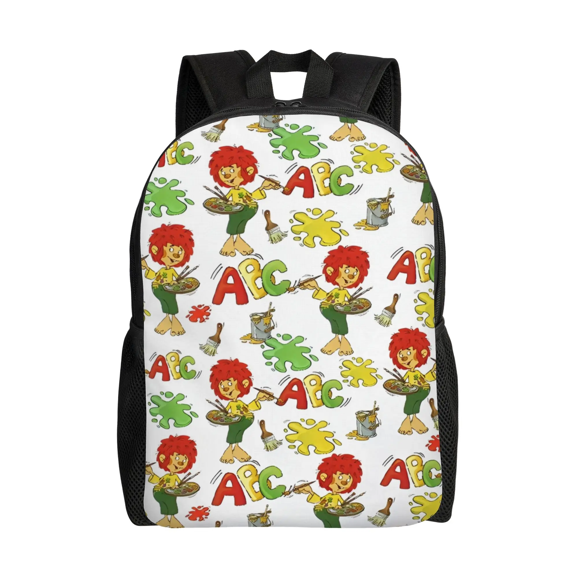 

Рюкзак Pumuckl Cute Elf Fairy для мужчин и женщин, стильный рюкзак для старшей школы, походов, путешествий, повседневный рюкзак, сумка для ноутбука с аниме-принтом, подарок