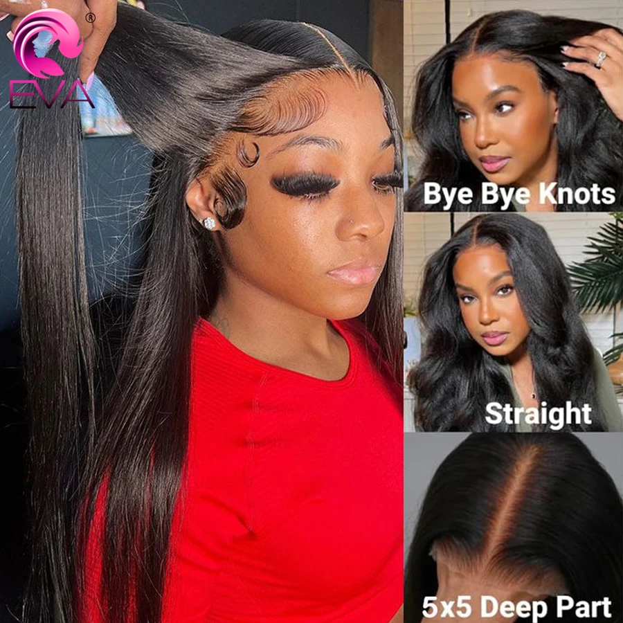 Bye Bye Knots HD Lace Wig 5x5 6x6 7x7 HD Lace Closure Wigs 13x6 HD Lace Frontal Wig Human Hair 13x4 HD Lace Front Wigs For Women