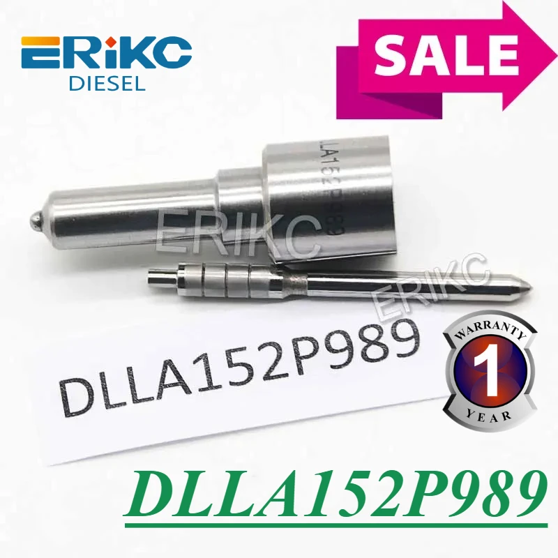 ERIKC DLLA152P989 Common Rail Nozzle 093400-9890 Injector Sprayer DLLA 152 P989 for 095000-7140  33800-52000