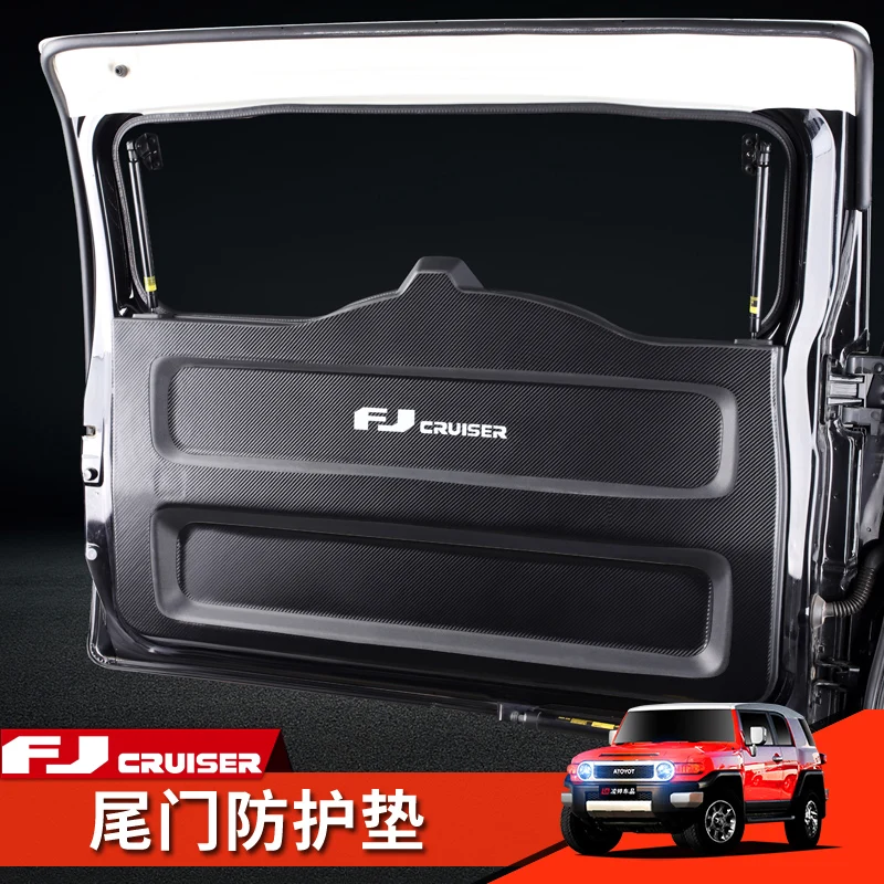 

For Toyota Fj Cruiser Leather Trunk Tailgate Panel Protective Pad Sticker