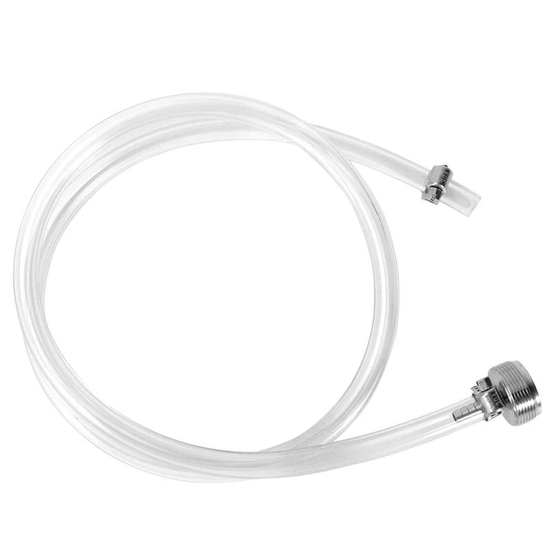 Draft Beer Line Cleaning Kit,1/4'' Barb Cleaning Jumper with 60cm PVC Hose,1-1/8