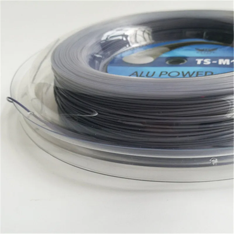 High Quality As Luxilon Alu Power Big Banger Tennis Racquet String 200m gray color