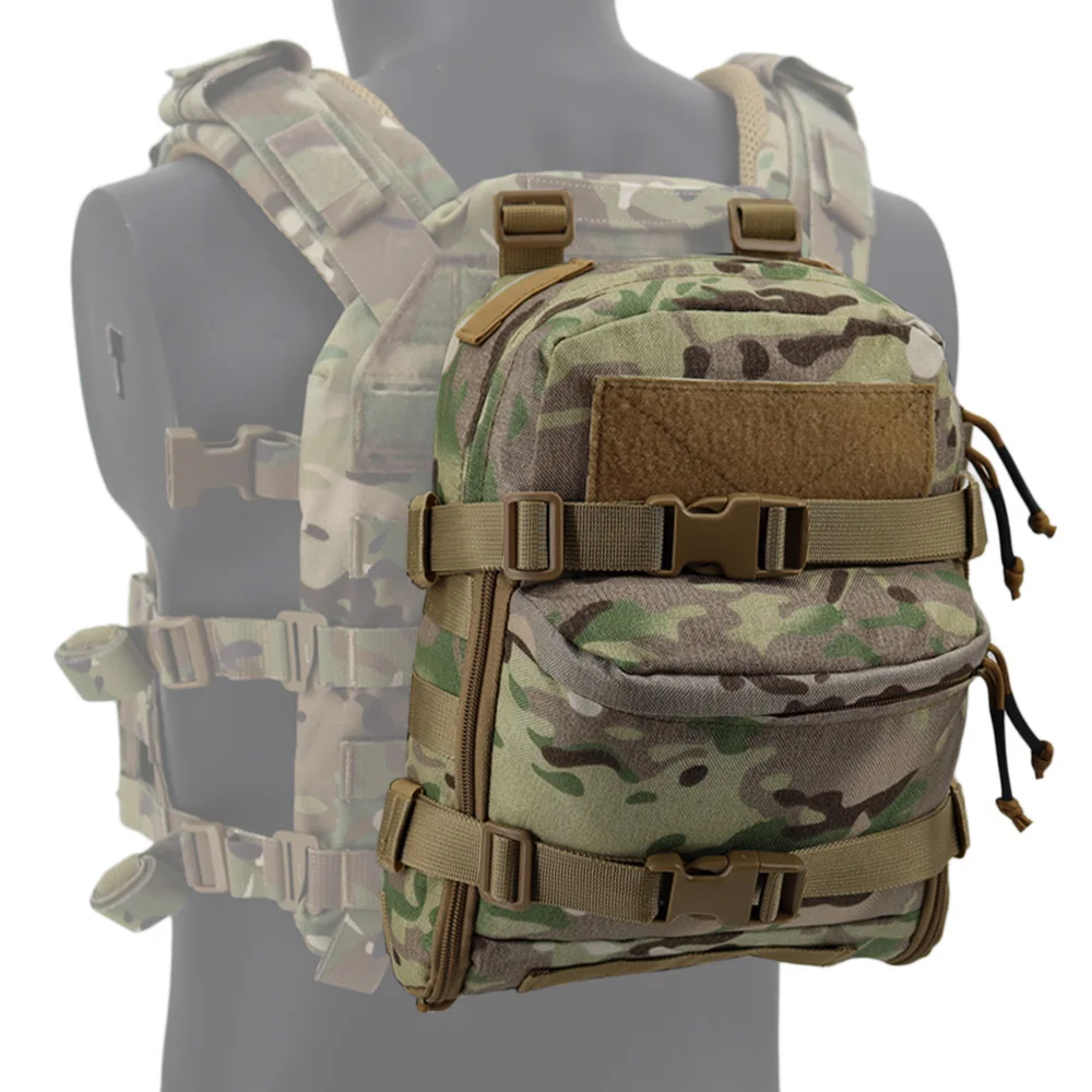 Fwoyonze Tactical Mini Hydration Bag Water Backpack Assault Pack Outdoor Bladder Carrier Molle Pouch For Hunting Airsoft Vest