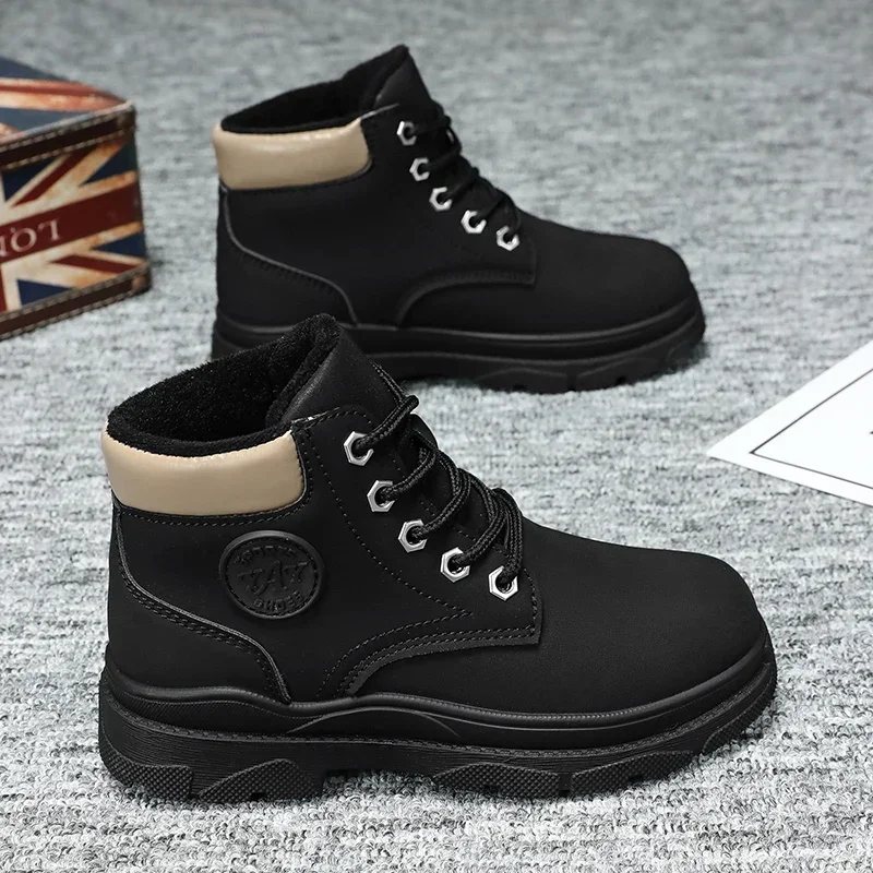 New children's casual shoes, classic high-top outdoor boots, trendy, fashionable, wear-resistant and anti-collision