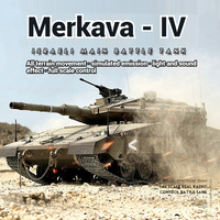 Henglong 1:16 Scale Meikava Main Battle Tank Remote Controlled Electric Toy Military Simulation Model Tracked Large Metal Gift