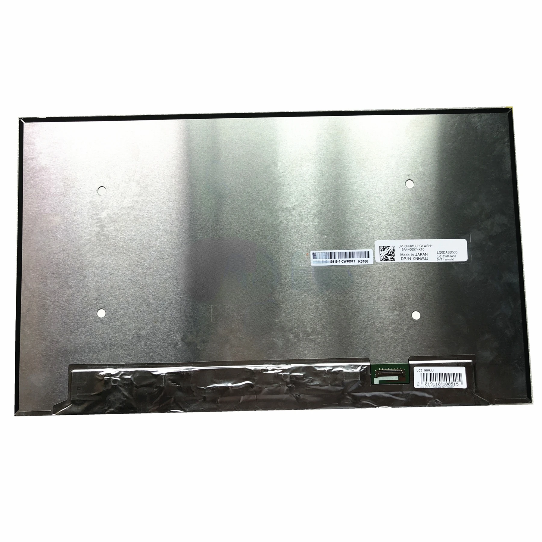 

LQ0DASD535 LQ133M1JW36 DVT1 13.3'' Laptop LCD Screen Panel 1920*1080 DP/N: 0NHWJJ