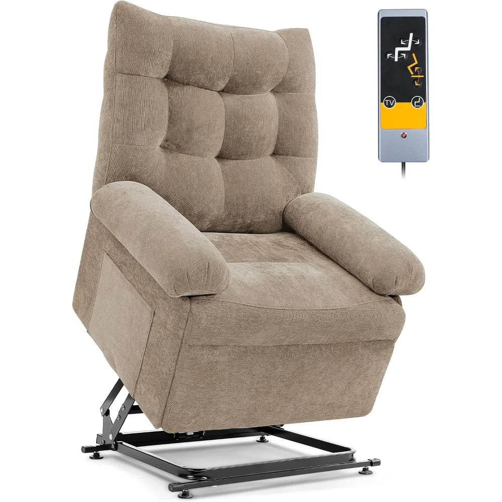 Power Lift Recliner Chair for Elderly, Triple Motor Lift Chair with Infinite Position,Electric Stand Assist Seniors,Single Sofa