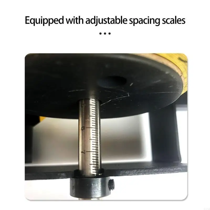 Heavy Measure Metal Tape Dispenser With Alignment Measure Twin Drum Manner And Modifiable Spacing For Excellent Straight M4YD