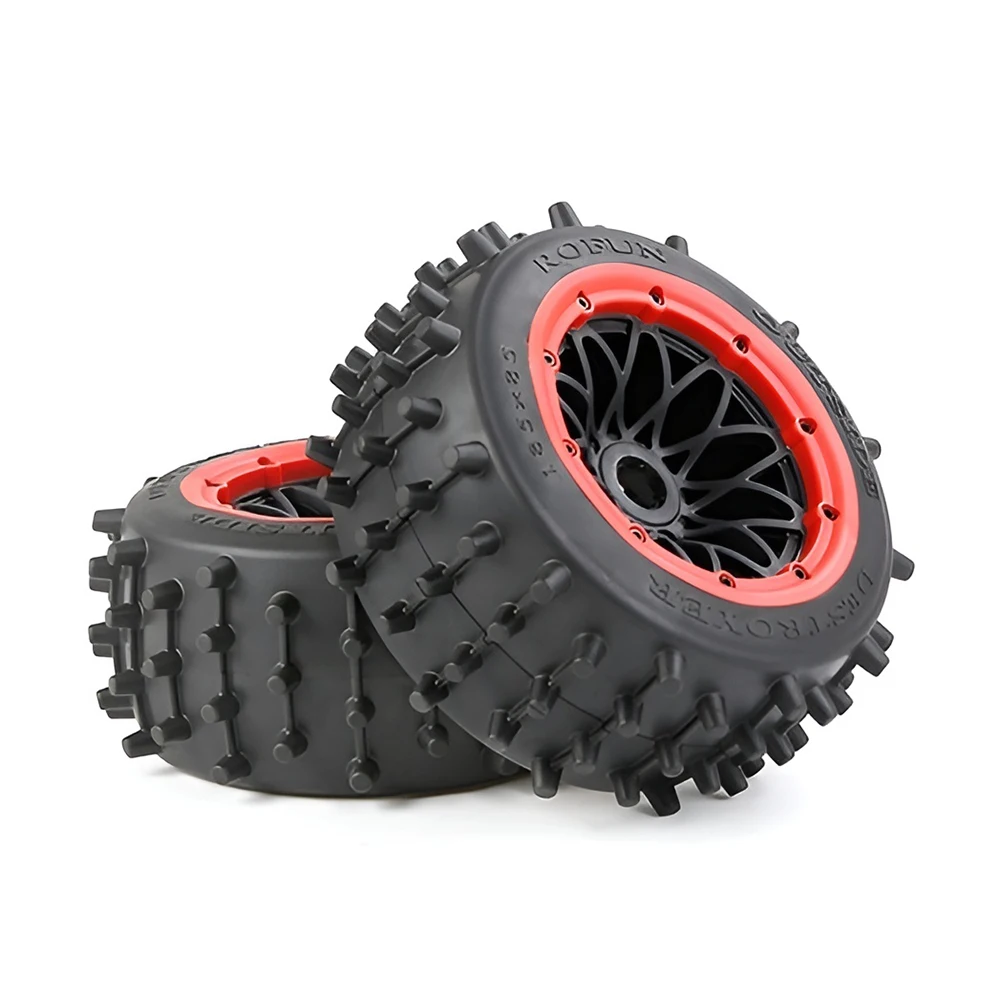 -For 2pcs/set Pointed Tire Tyre For Rofun Baha Baja 5B 1/5 RC Cars Remote Control Vehicle Parts Accessories *
