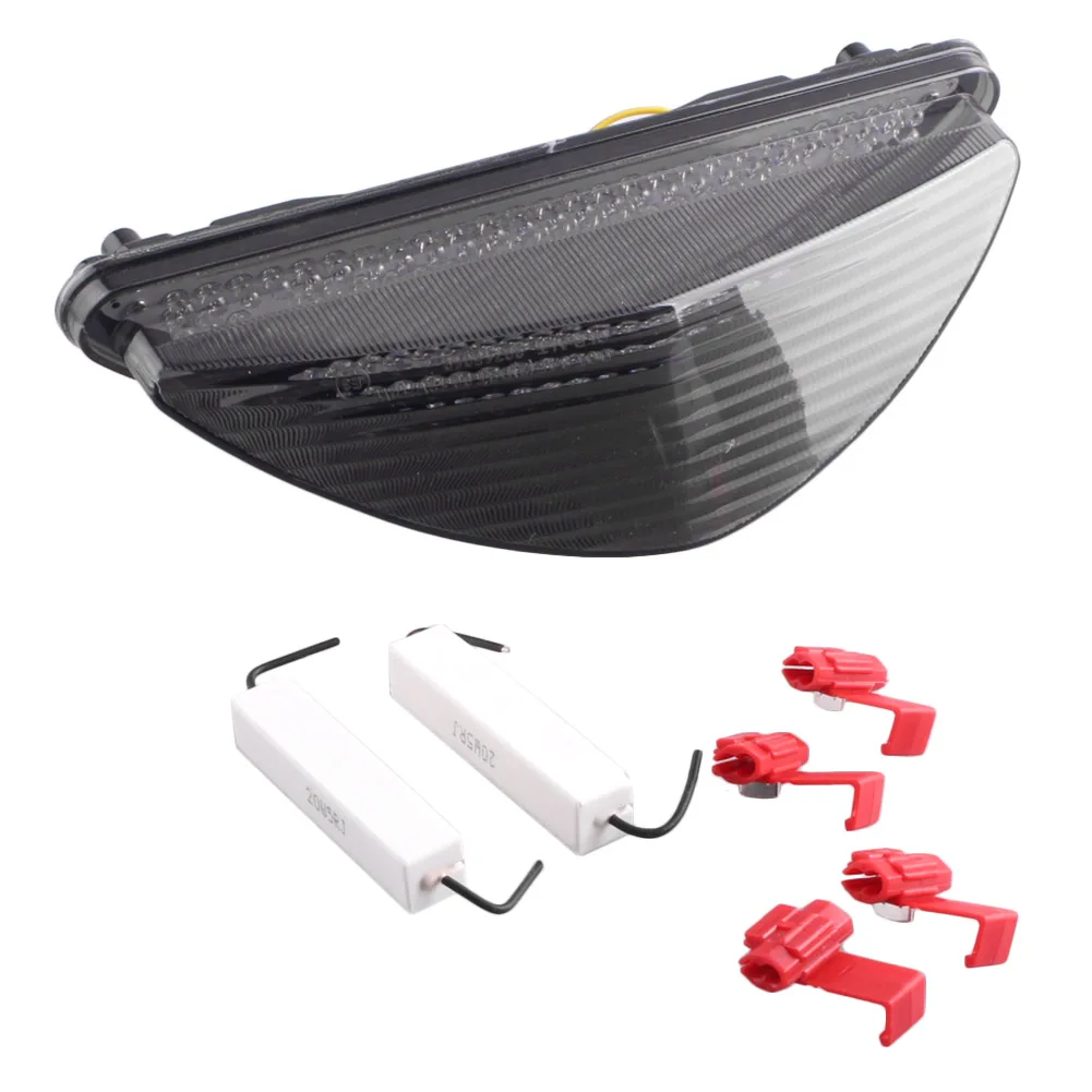 

Motorcycle Rear Tail Light Integrated LED Turn Signal Blinker Lamp Taillight For Yamaha Raider 2008 2009 2010