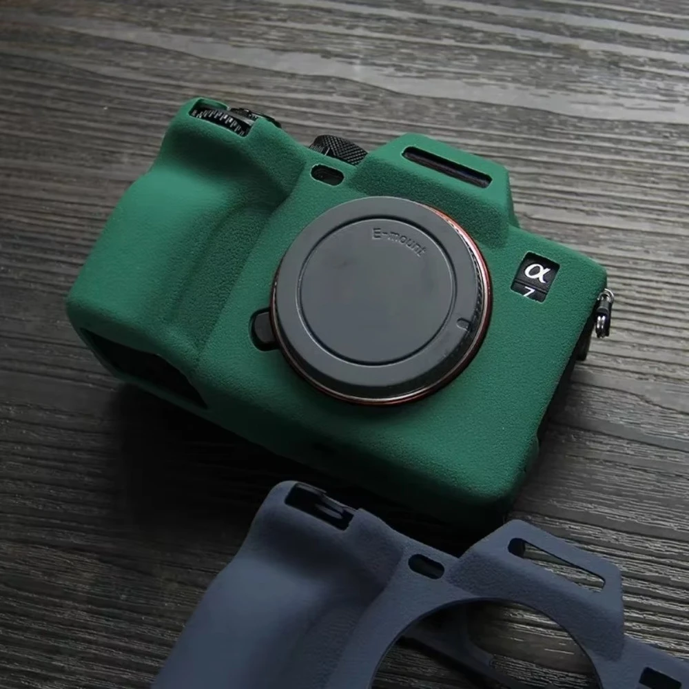Silicone Case for Sony A7M4 A7 IV Alpha 7c2 a7c2 ILCE-7r5 a7r5 Anti-skid Texture Camera Body Soft Rubber Protective Skin Cover