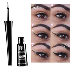 5ml Black Liquid Eyeliner No Smudging No Makeup Waterproof And Sweat-proof Soft Liquid Eyeliner Superfine Eyes Liner