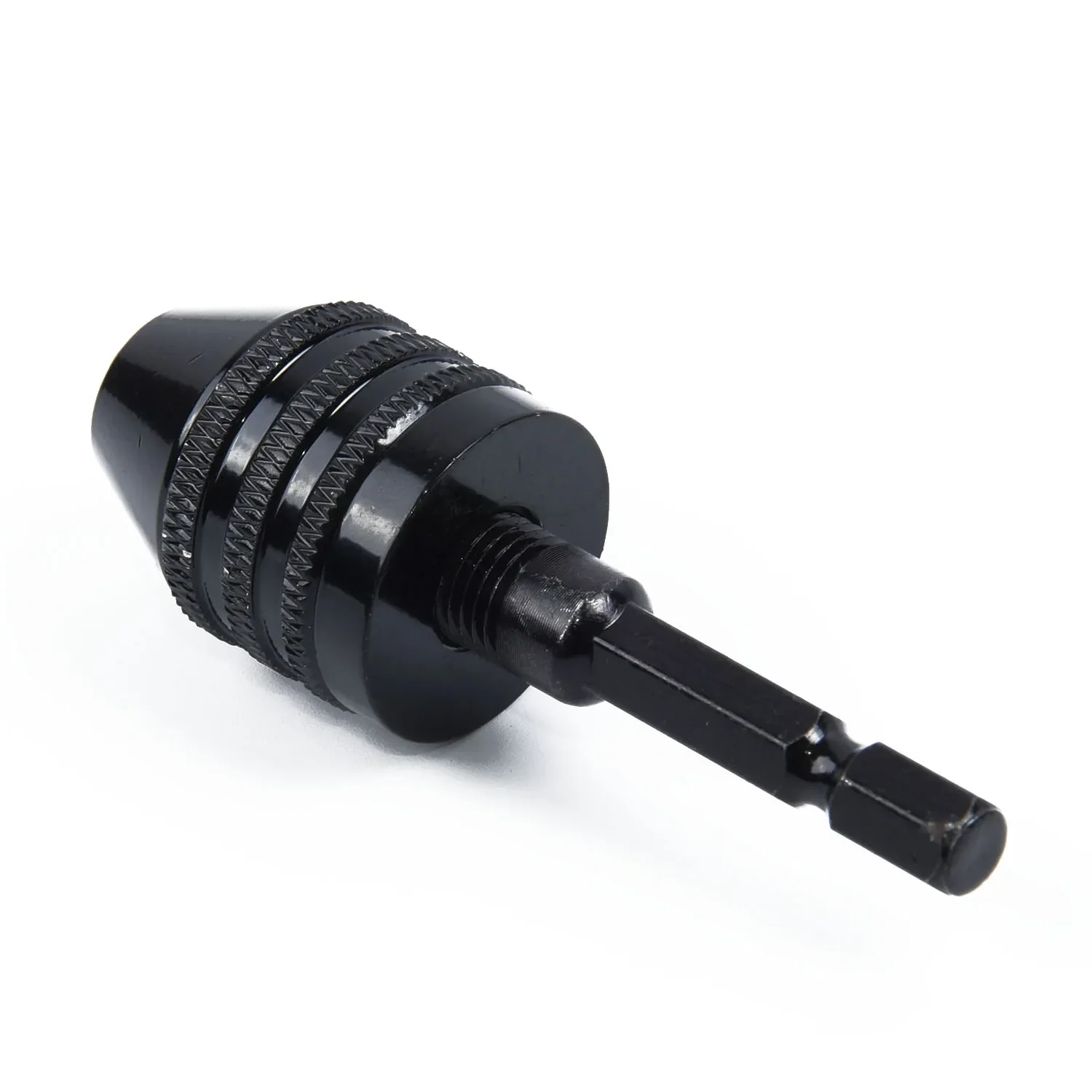 0.3-8mm Keyless Drill Chuck Electric Drill Bits Adapter Screwdriver Impact Driver 1/4\