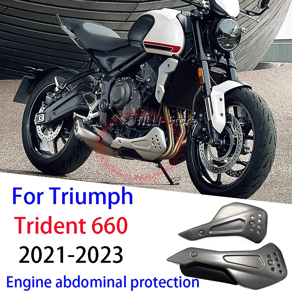 

For Triumph Trident 660 Trident660 2021-2023 Tiger Sport 660 Motorcycle Belly Pan Bellypan Lower Engine Spoiler Cowling Fairing