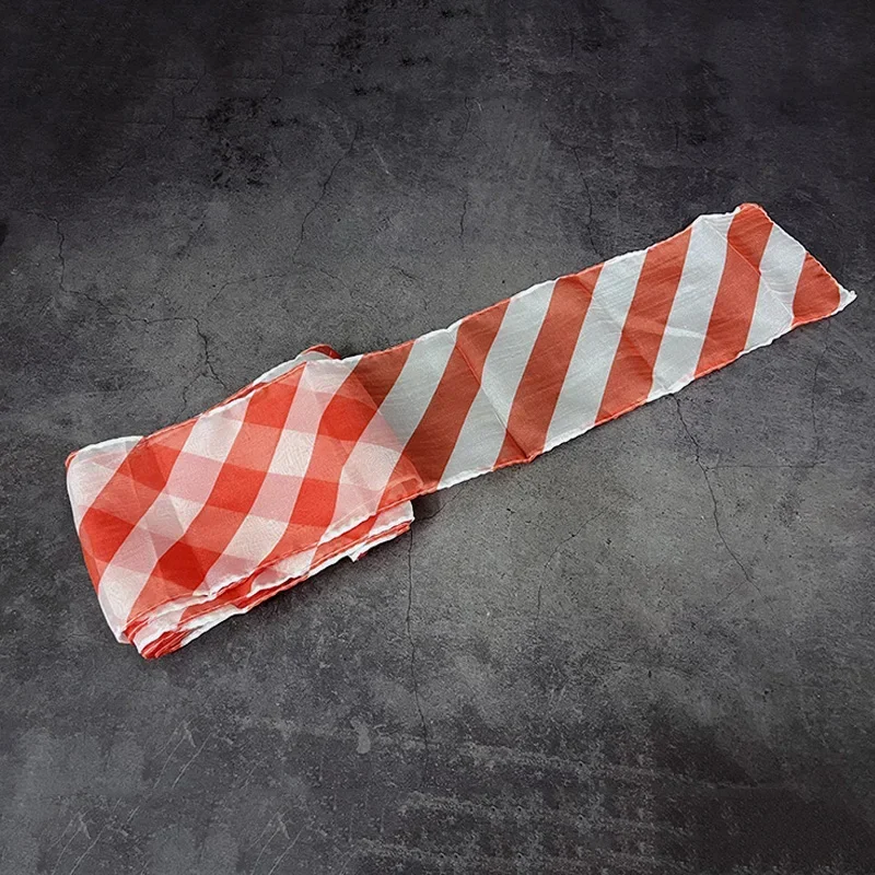 Production Streamer Zebra (Imitated Silk, 500cm) Magic Tricks Silk Magia Props Magician Stage Gimmicks Scarves Accessories