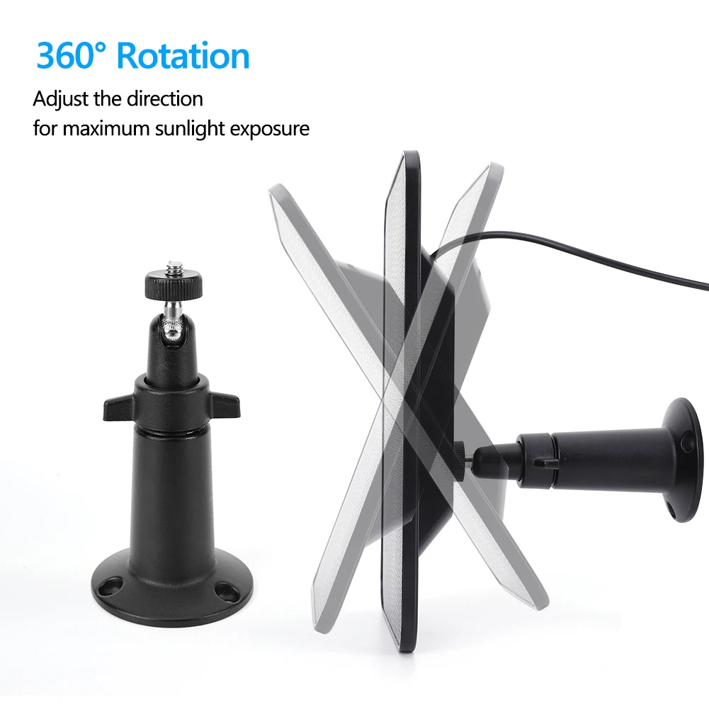 لوحة خلية شمسية قابلة لإعادة الشحن 15 وات ، 5 فولت ، كابل ، مع شحن 4 أمتار ، قابس مطاطي للوميض الخارجي 4 الجيل الرابع