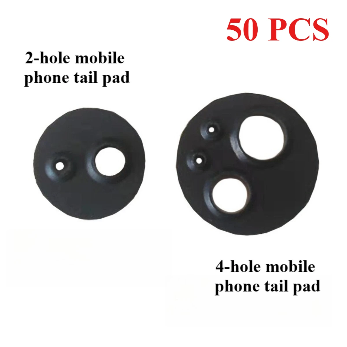 

50PCS Dental High-speed Mobile Phone Tail Pad 2/4 Hole Sealing Pad Mobile Phone Connector Tail Pad Sealing Ring Oral Accessories