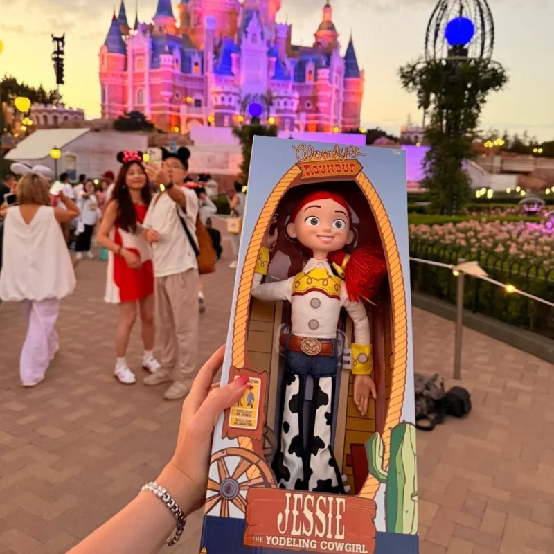 

Animated Disney Toy Story 4 Talking Woody Jessie Action PVC Doll Anime Decoration Series Small Statues Toys Models Gifts