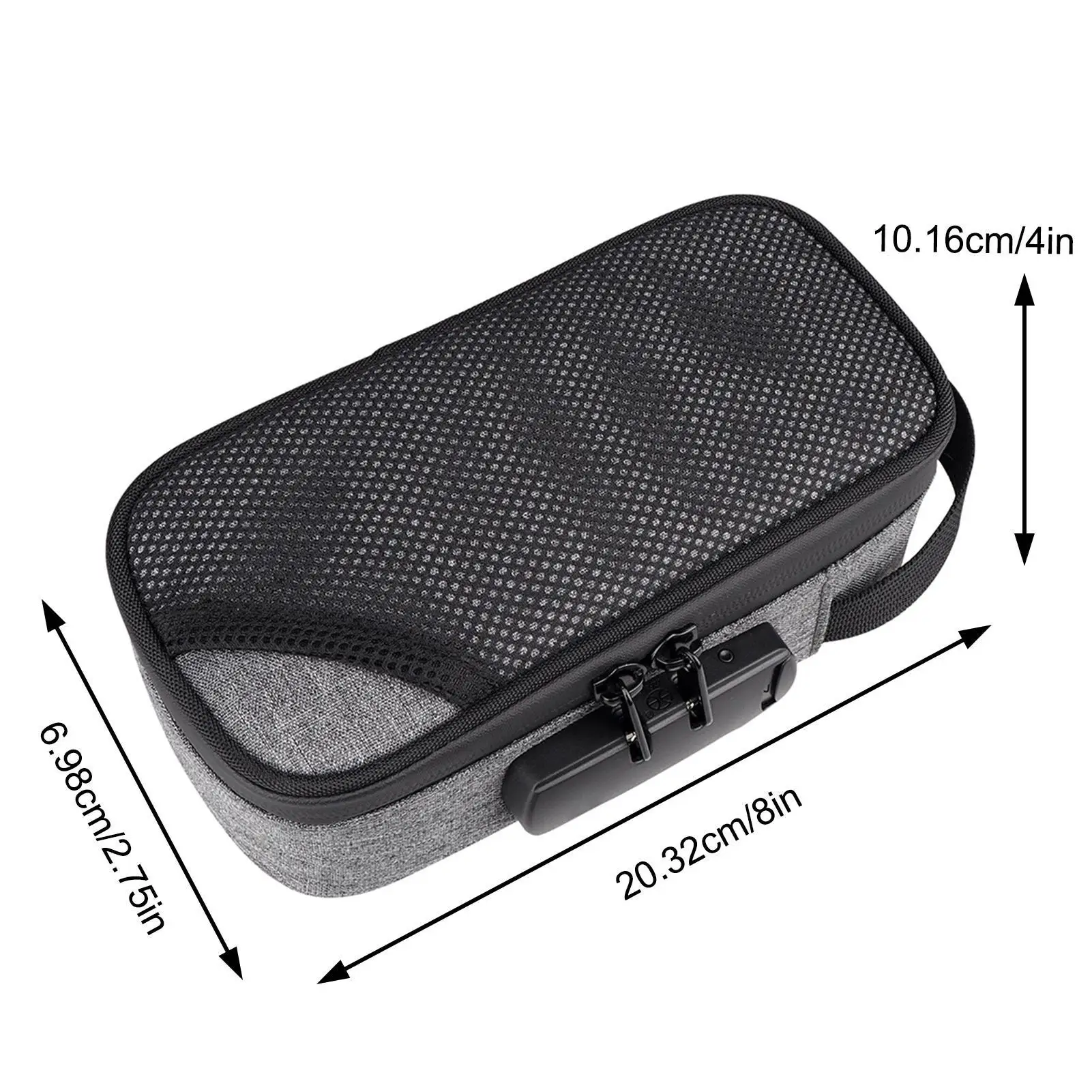 Large Odor Proof Container Combination Lock Travel Storage Anti Odor Medicine Bag Odor Proof Storage